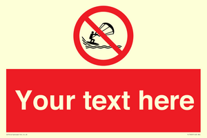 Custom No kite surfing